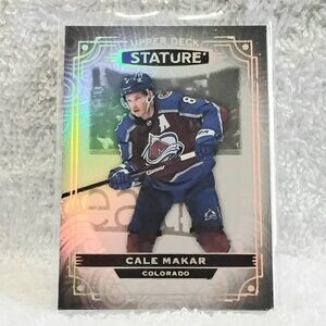 5/$20 Mint 2022/23 UD Stature Cale Makar NHL Card 77!!